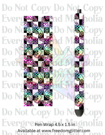 Neon Retro Grunge 4 (Printed Vinyl)