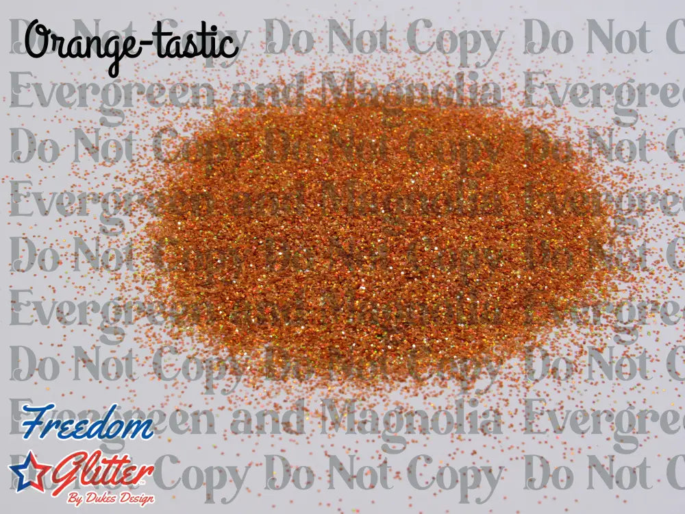 Orange-tastic (Holographic/Fluorescent Glitter)