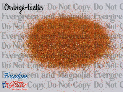 Orange-tastic (Holographic/Fluorescent Glitter)