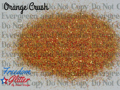 Orange Crush (High Sparkle Iridescent Glitter)