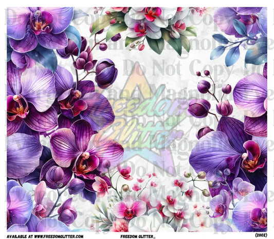 Orchids Wrap (Printed Vinyl)