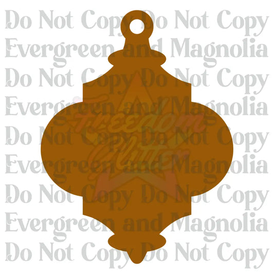 Decorative Acrylic Ornament Blank 1 – 4"
