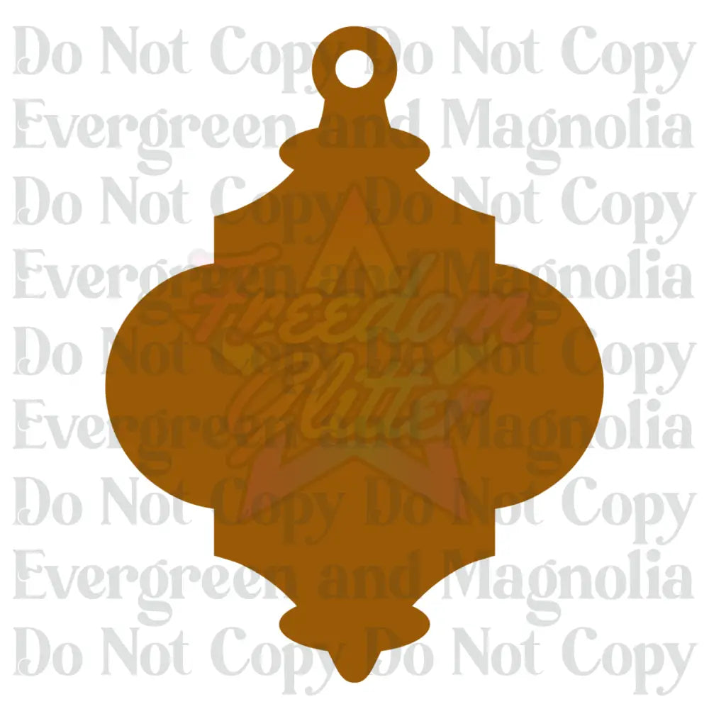Wholesale 4" Decorative Acrylic Ornament 1 Blank Bundle – Pack of 24