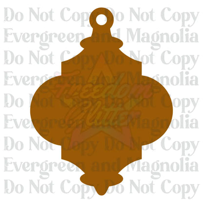 Wholesale 4" Decorative Acrylic Ornament 1 Blank Bundle – Pack of 24