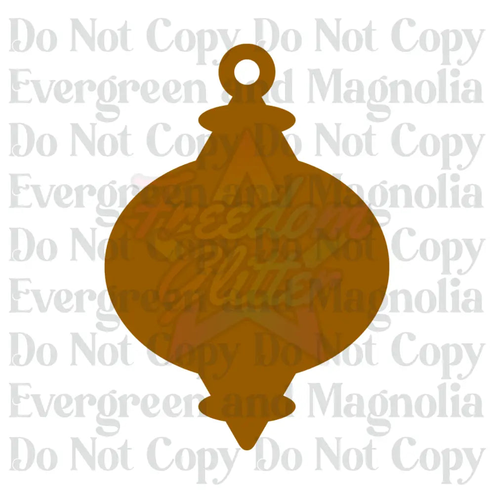 Decorative Acrylic Ornament Blank 2 – 4"