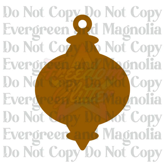 Decorative Acrylic Ornament Blank 2 – 4"