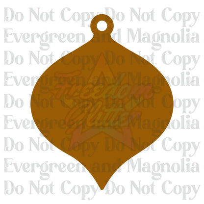 Wholesale 4" Decorative Acrylic Ornament 4 Blank Bundle – Pack of 24