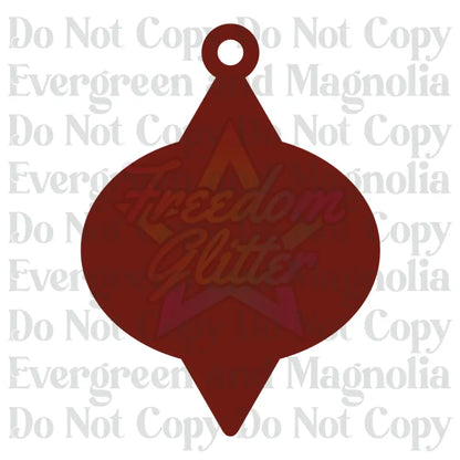 Wholesale 4" Decorative Acrylic Ornament 5 Blank Bundle – Pack of 24