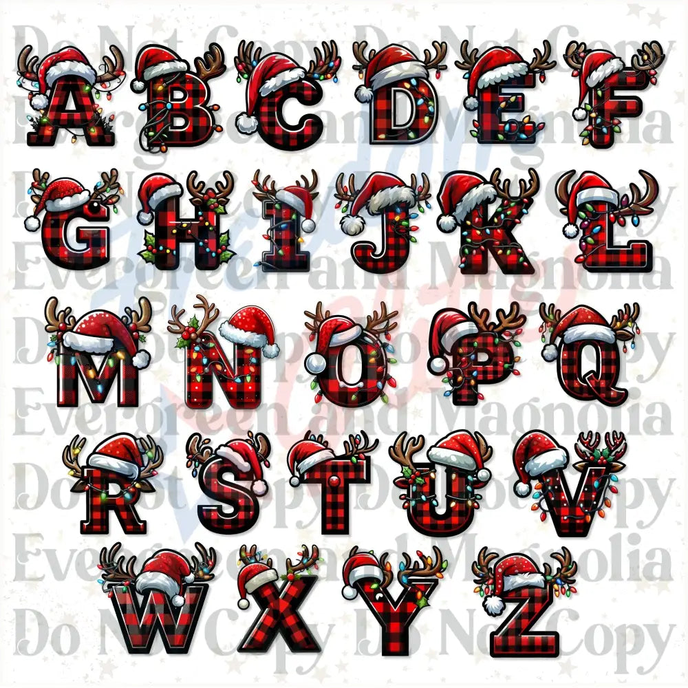 Customized Christmas Gift Tags - Plaid