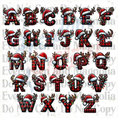 Customized Christmas Gift Tags - Plaid