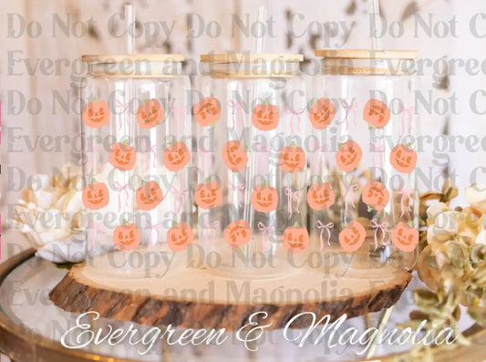 PNG_PumpkinBows UV DTF print