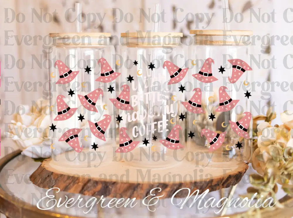 PNG_WitchCoffee UV DTF print