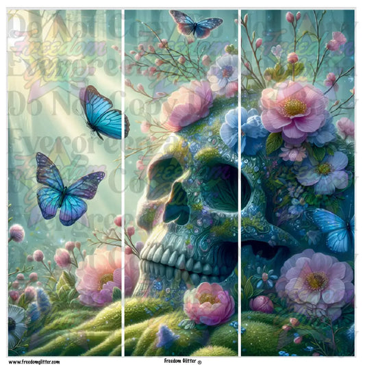 Mixed Image Sheet - Pastel Skull (Printed Vinyl)
