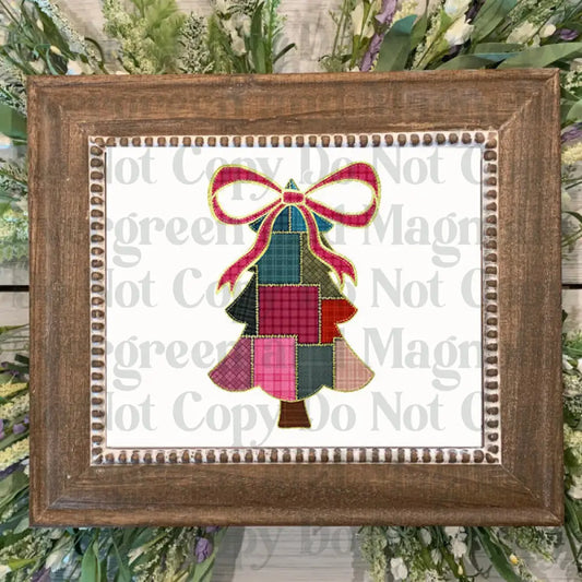 Patchwork Christmas gold