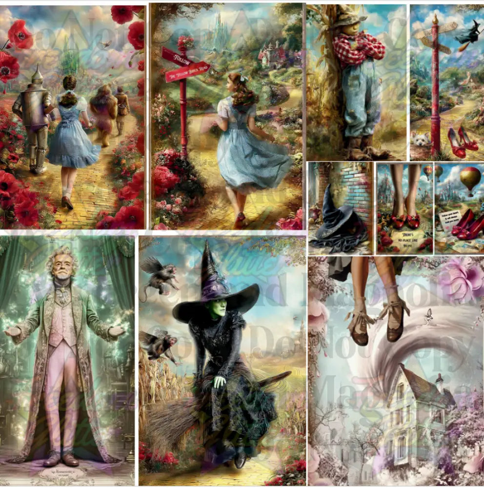 Mixed Image Sheet - Path to the Emerald Wizard 2 (Printed Vinyl)
