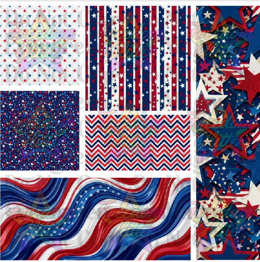 Mixed Image Sheet - Patriotic 6 (Printed Vinyl)