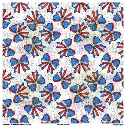 Patriotic Bows (Printed Vinyl)