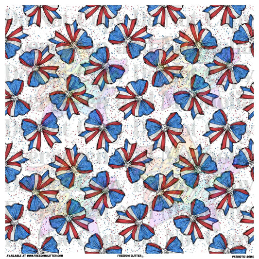 Patriotic Bows (Printed Vinyl)