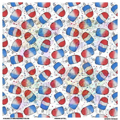 Patriotic Popsicles (Printed Vinyl)