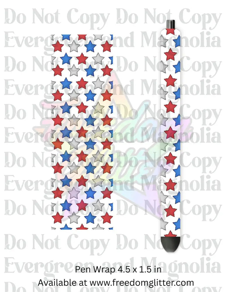 Patriotic Stars 1 (Printed Vinyl)