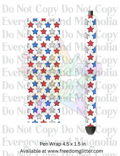 Patriotic Stars 1 (Printed Vinyl)