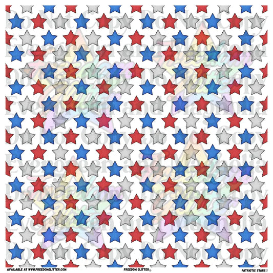 Patriotic Stars 1 (Printed Vinyl)