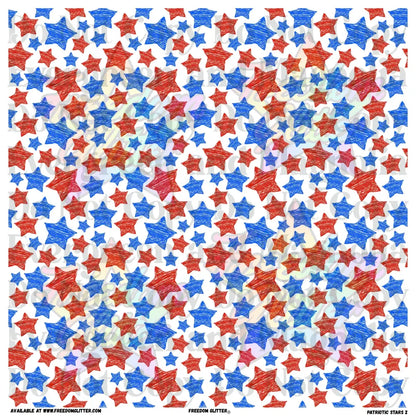 Patriotic Stars 2 (Printed Vinyl)