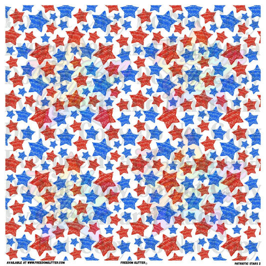 Patriotic Stars 2 (Printed Vinyl)