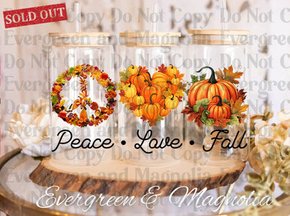 Falling For Fall 16oz UvDTF Wrap Bundle