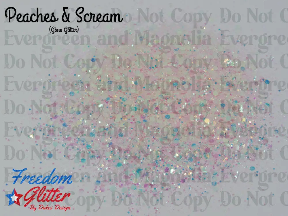 Peaches & Scream (Glow Glitter)