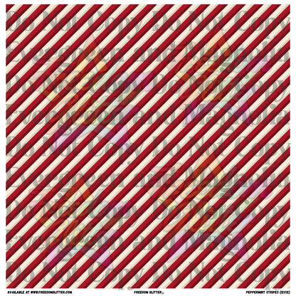 Peppermint Stripes (Printed Vinyl)