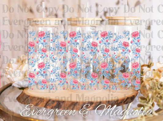 Pink-blue roses