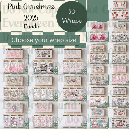 Pink Christmas 2025 Wrap bundle