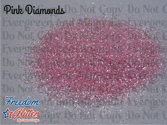 Pink Diamonds (High Sparkle Iridescent Glitter)