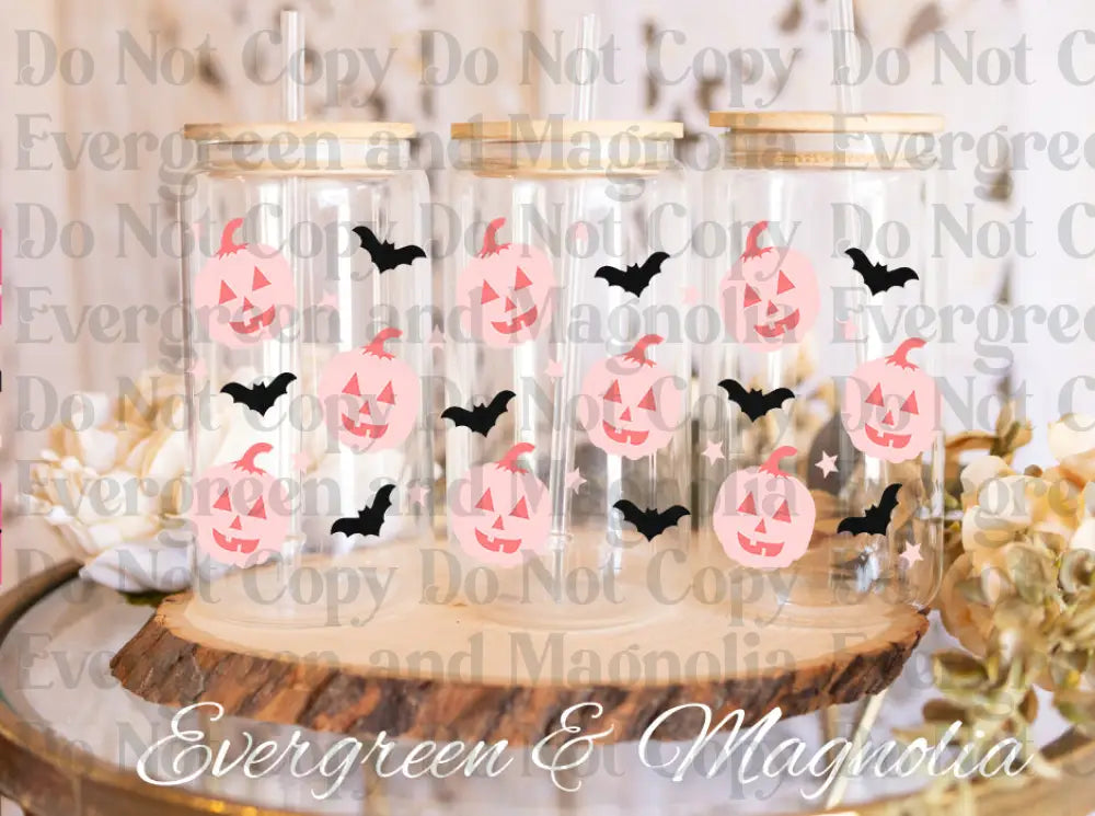 PinkPumpkins UV DTF print