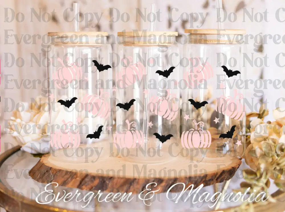 PinkPumpkins3 UV DTF print