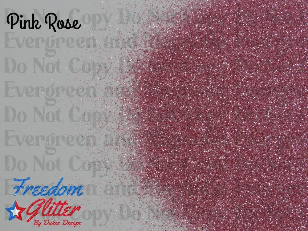 Pink Rose (Metallic Glitter)