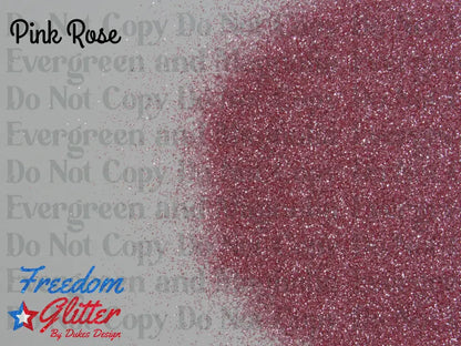 Pink Rose (Metallic Glitter)