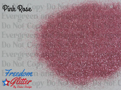 Pink Rose (Metallic Glitter)