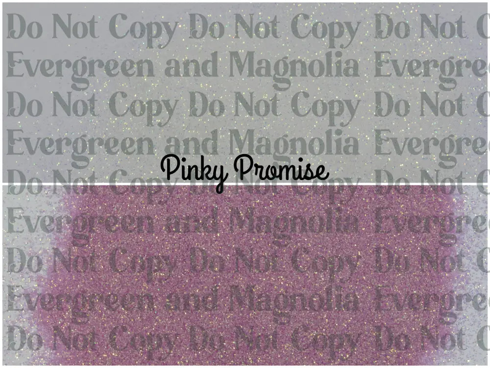 Pinky Promise (UV Glitter)