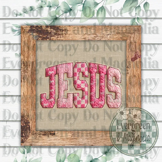 Pink Yarn Jesus