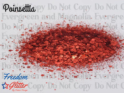 Poinsettia (Metallic Glitter)