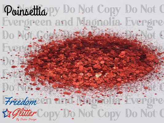 Poinsettia (Metallic Glitter)