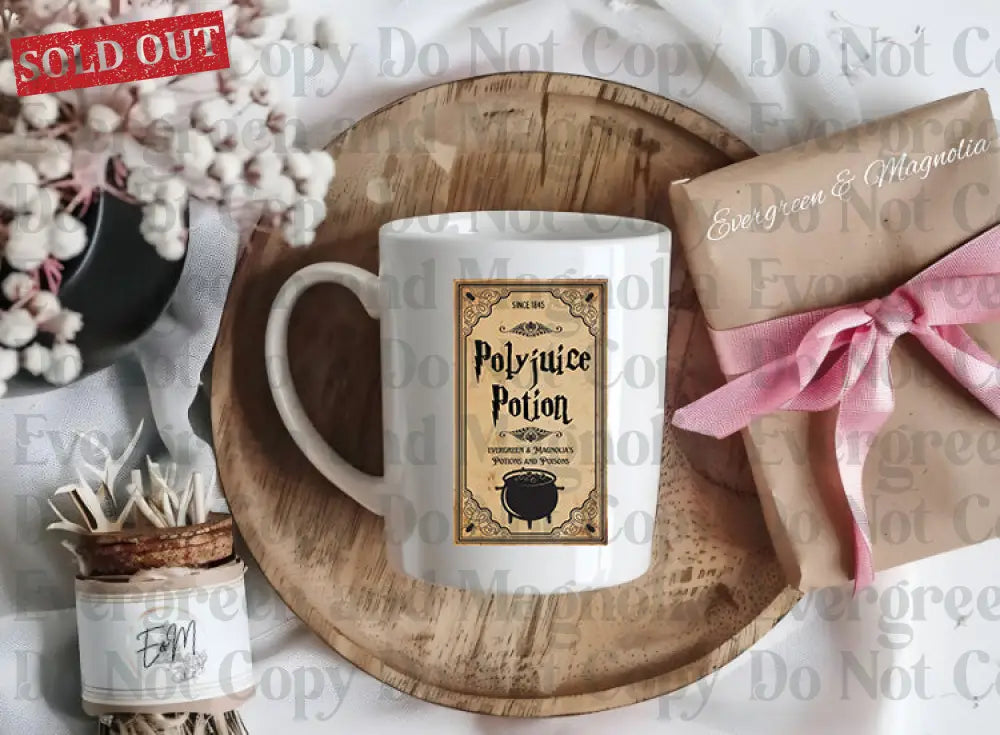 Wizard Potions & Poisons Labels 5 inch / Polyjuice Potion Decal