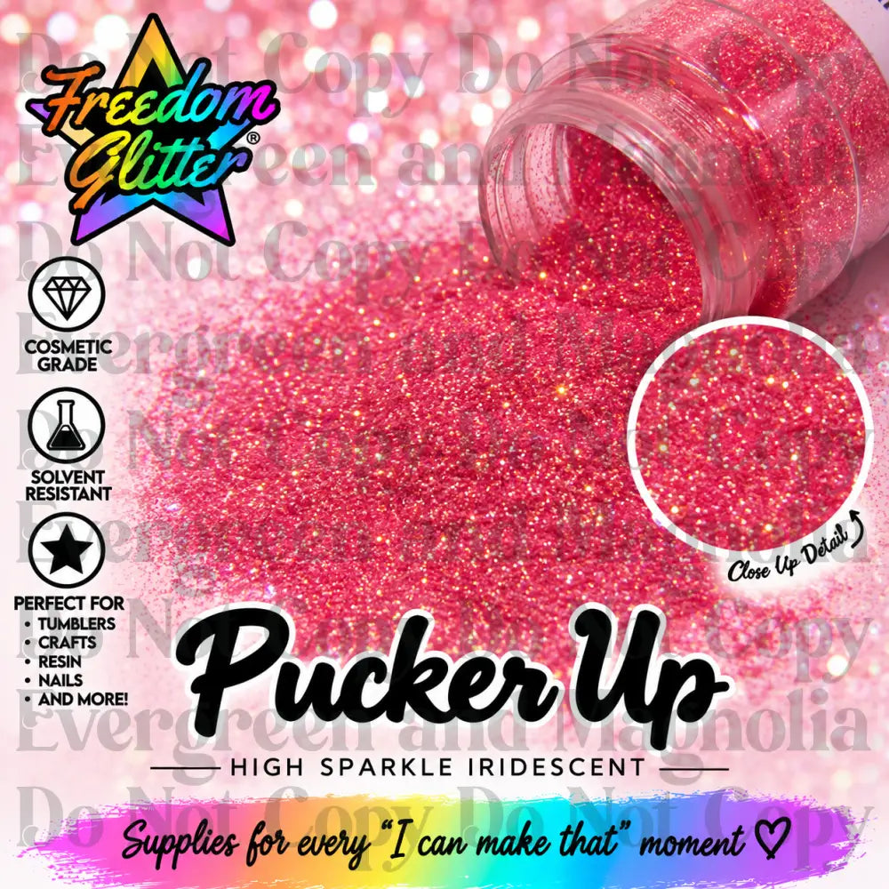 Pucker Up (Iridescent Glitter)