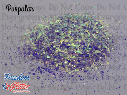 Purpular (Metallic/Iridescent Glitter)