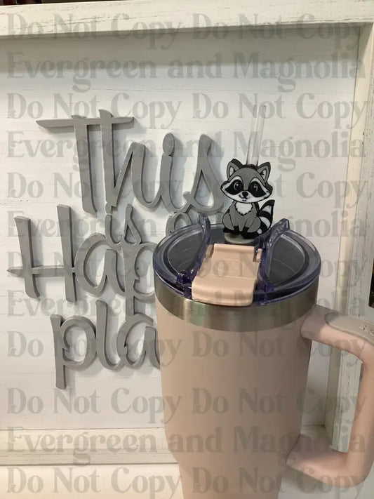 Raccoon Straw Topper 10mm