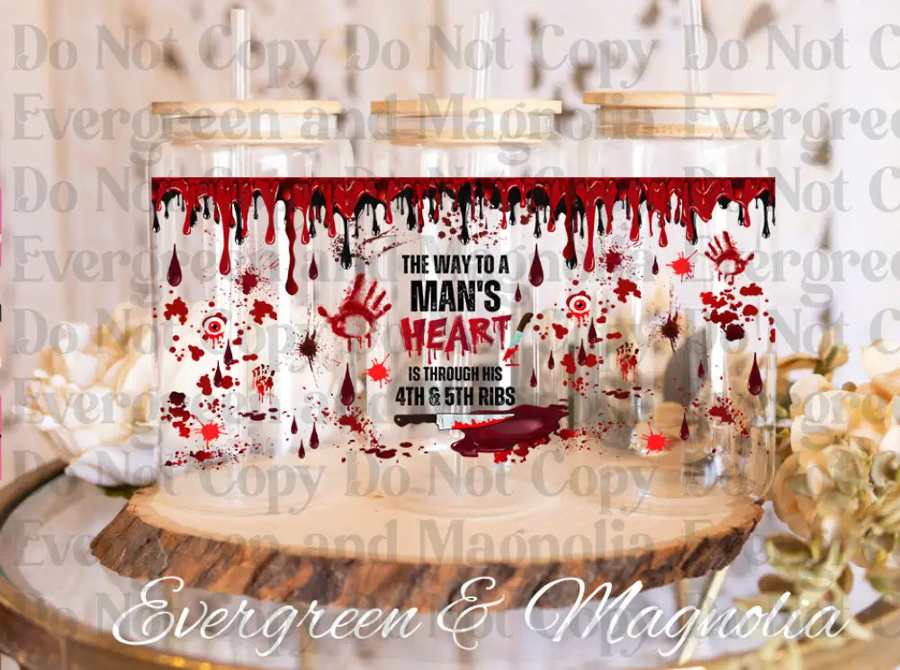 The way to a man’s heart UV DTF print