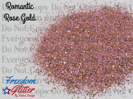 Romantic Rose Gold (Metallic Glitter)