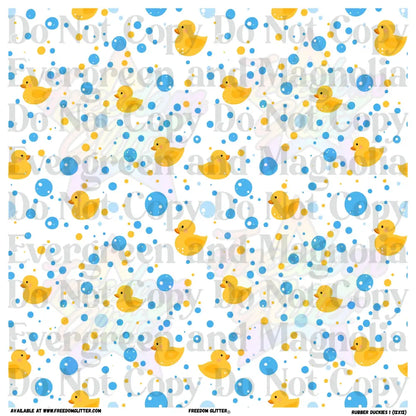 Rubber Duckies 1 (Printed Vinyl)